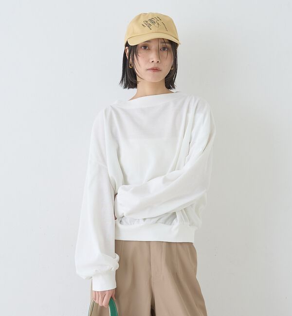 Rouge vif「ポリスパンパフスリーブイージーカットプルオーバー/吸水速乾」|Tシャツ・カットソー|