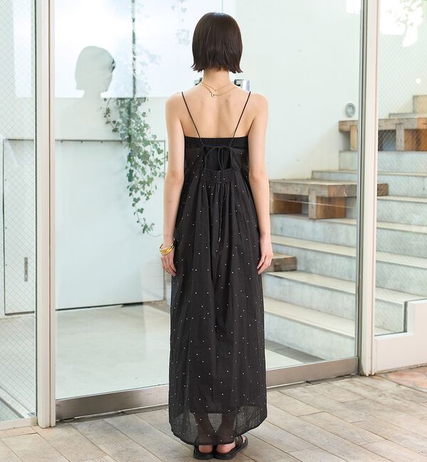 Rouge vif「【セットアップ対応】インドドット刺繍ペプラムブラウス」|シャツ・ブラウス|