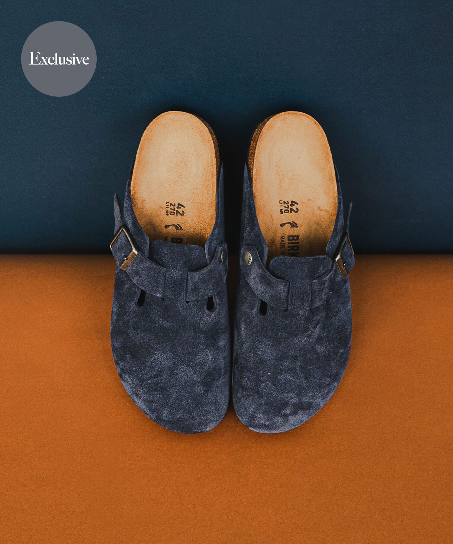 URBAN RESEARCH「BIRKENSTOCK　Exclusive Boston (Narrow)」|サンダル|ネイビー