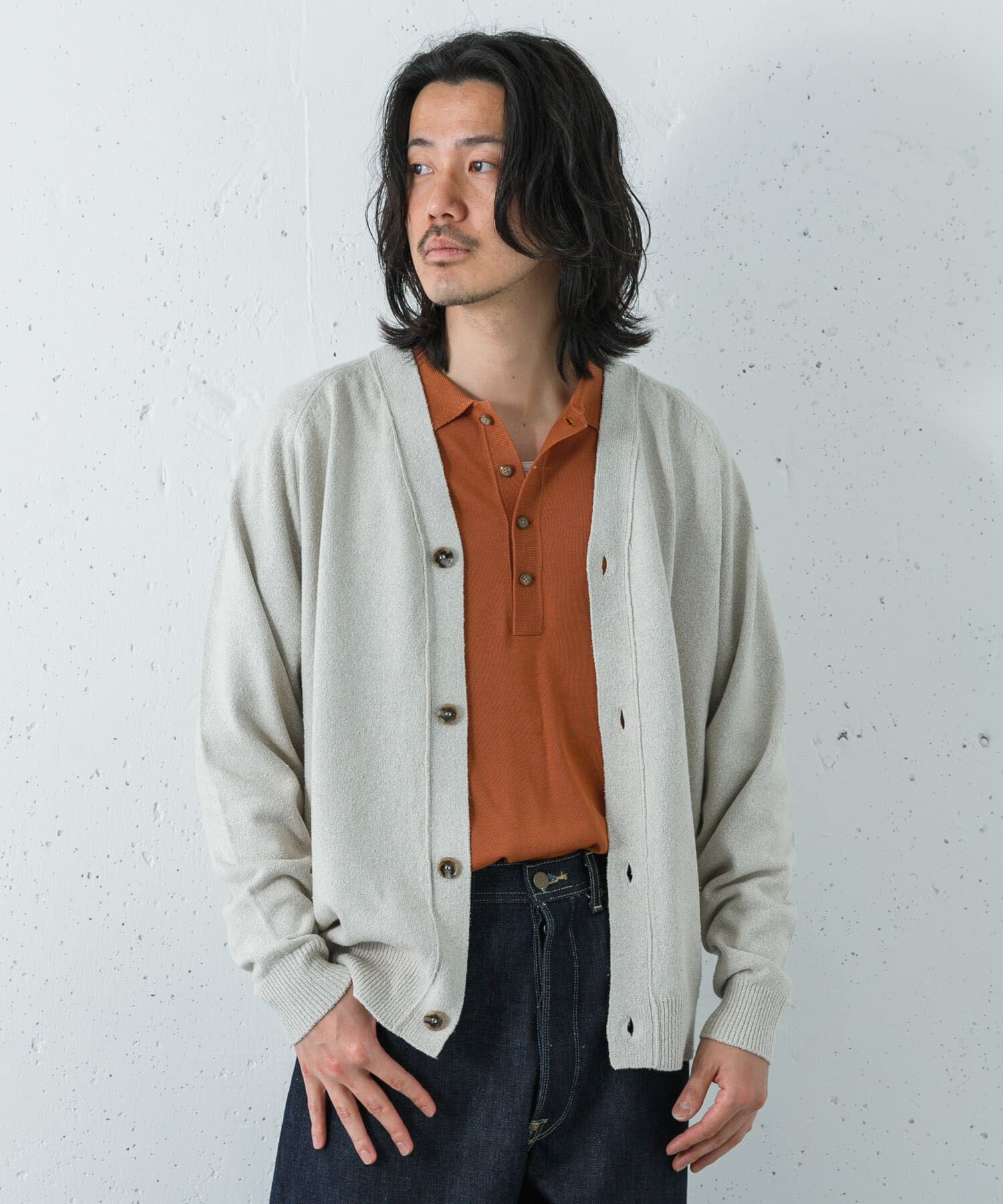URBAN RESEARCH「SILK NOIL CARDIGAN」|カーディガン|