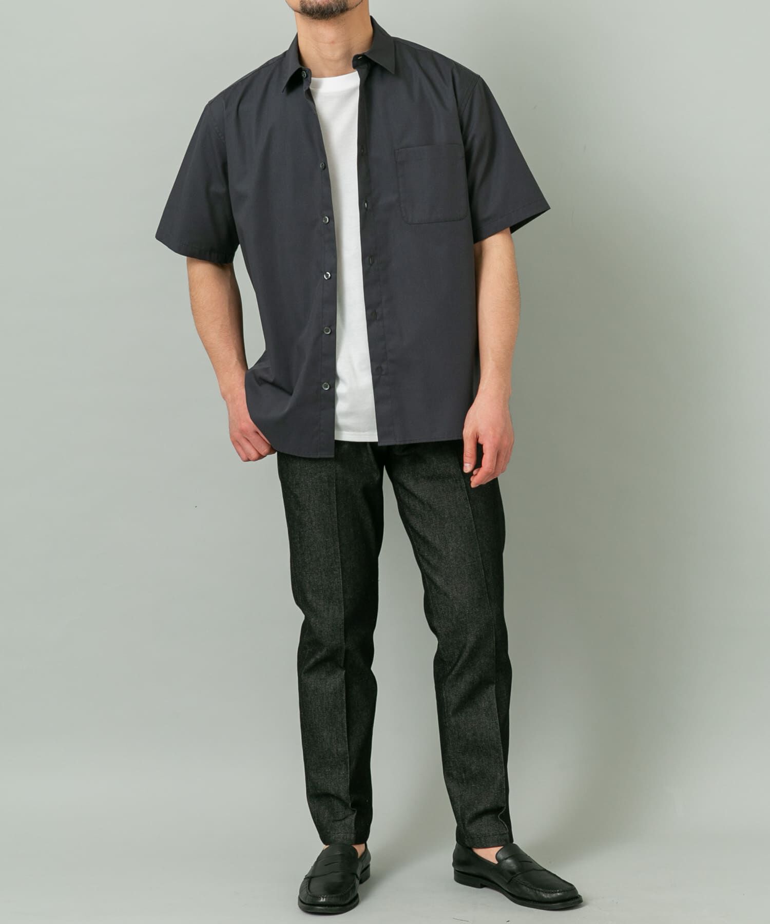 URBAN RESEARCH ROSSO「『XLサイズあり』『防シワ/防臭』アーバンリラックスブロード半袖シャツ」|シャツ・ブラウス|