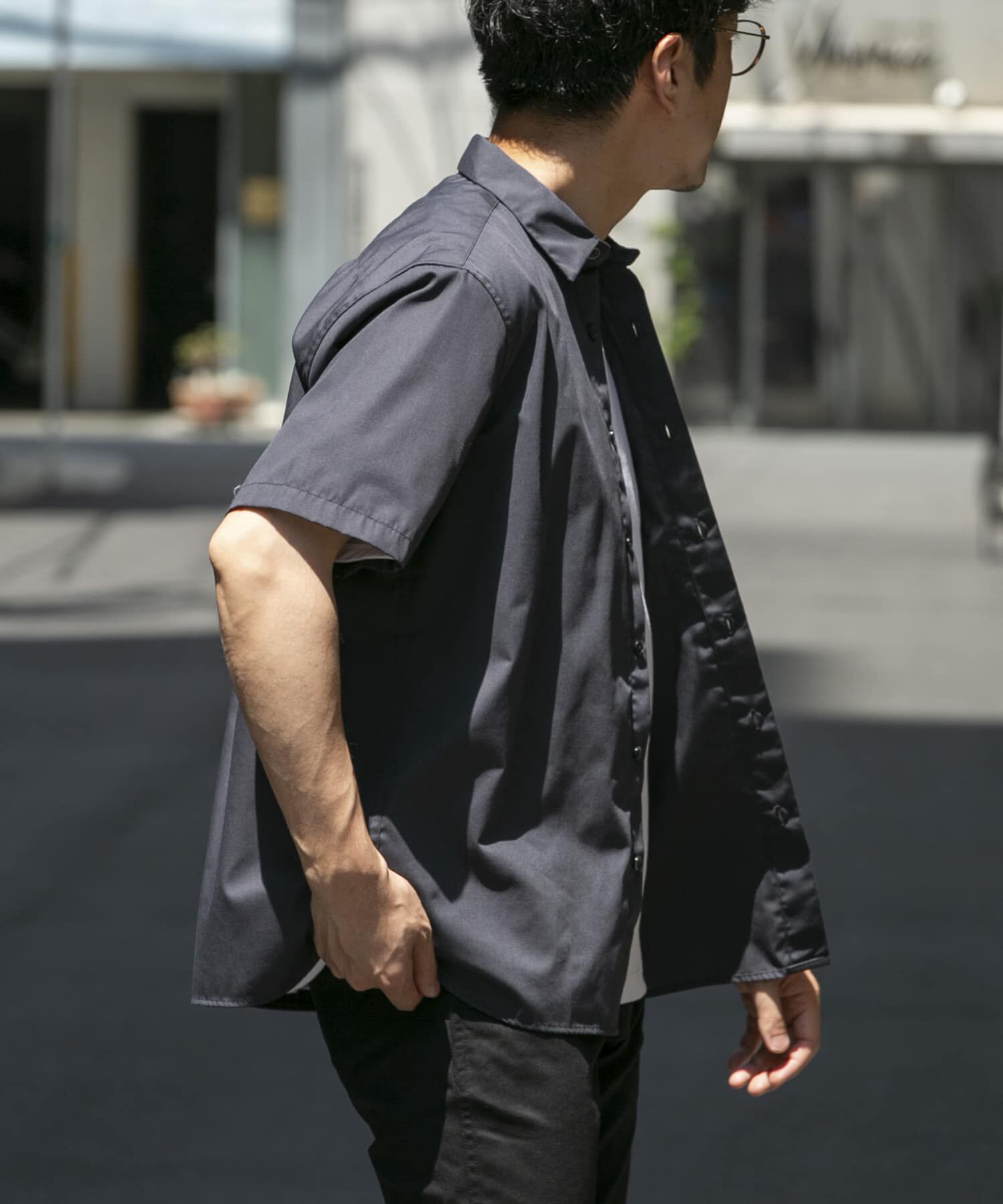 URBAN RESEARCH ROSSO「『XLサイズあり』『防シワ/防臭』アーバンリラックスブロード半袖シャツ」|シャツ・ブラウス|