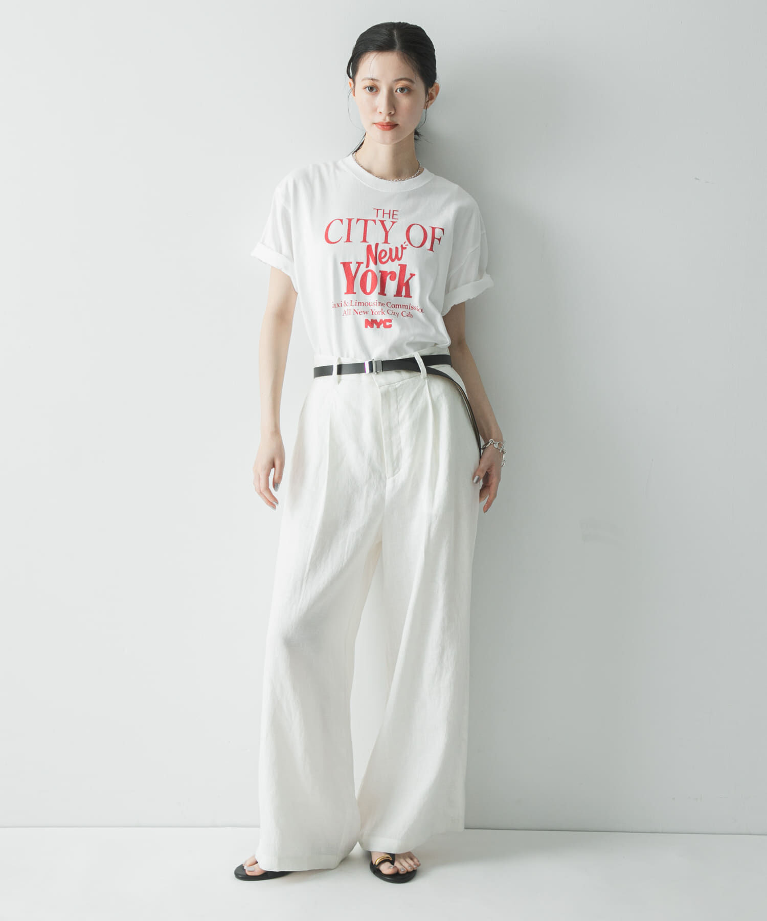 URBAN RESEARCH「『3サイズ展開』リネンイージーワイドスラックス」|その他|