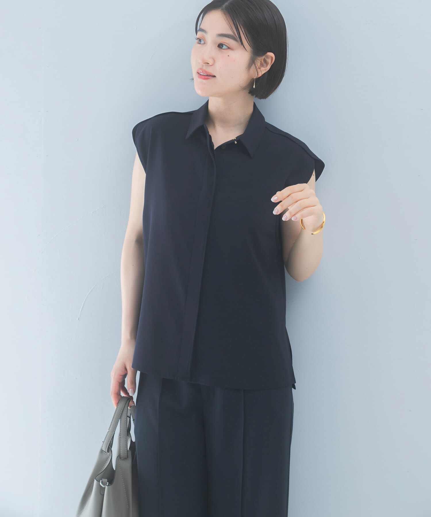 URBAN RESEARCH ROSSO「クールタッチ 防シワ シャツブラウス」|シャツ・ブラウス|
