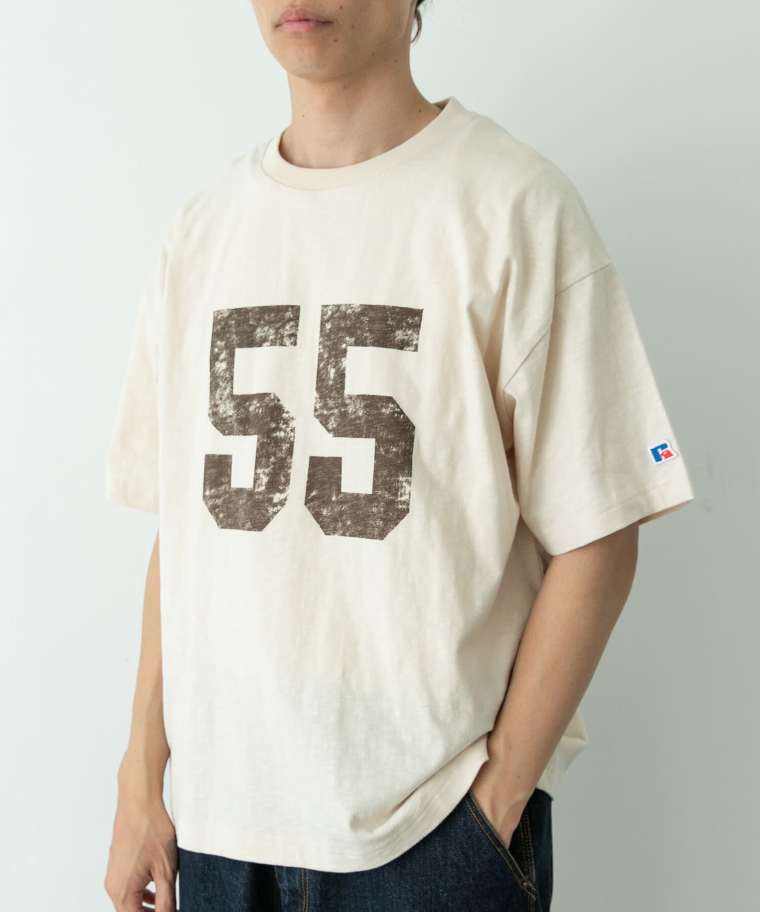 Sonny Label 「『別注』Russell Athletic&times;Sonny Label　ナンバリングショートスリーブTシャツ」|Tシャツ・カットソー|