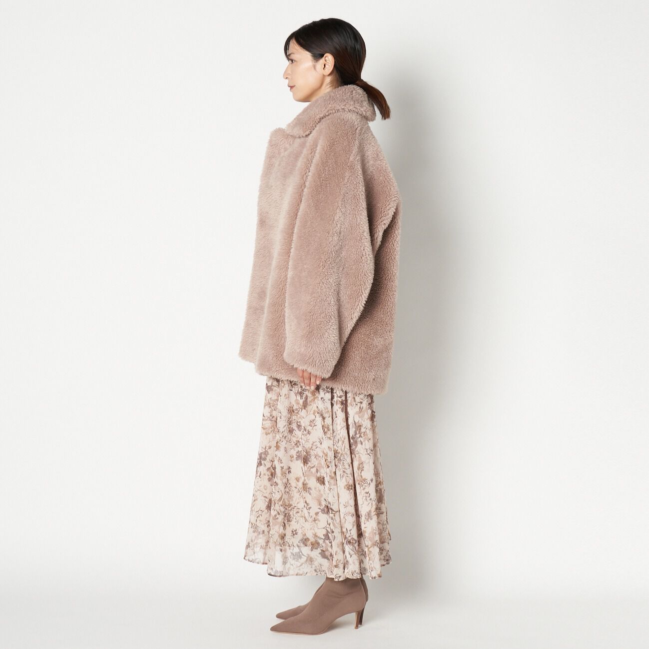 HELIOPOLE「HELIOPOLE ECO FUR CHESTER DOLMAN COAT」|トレンチコート|