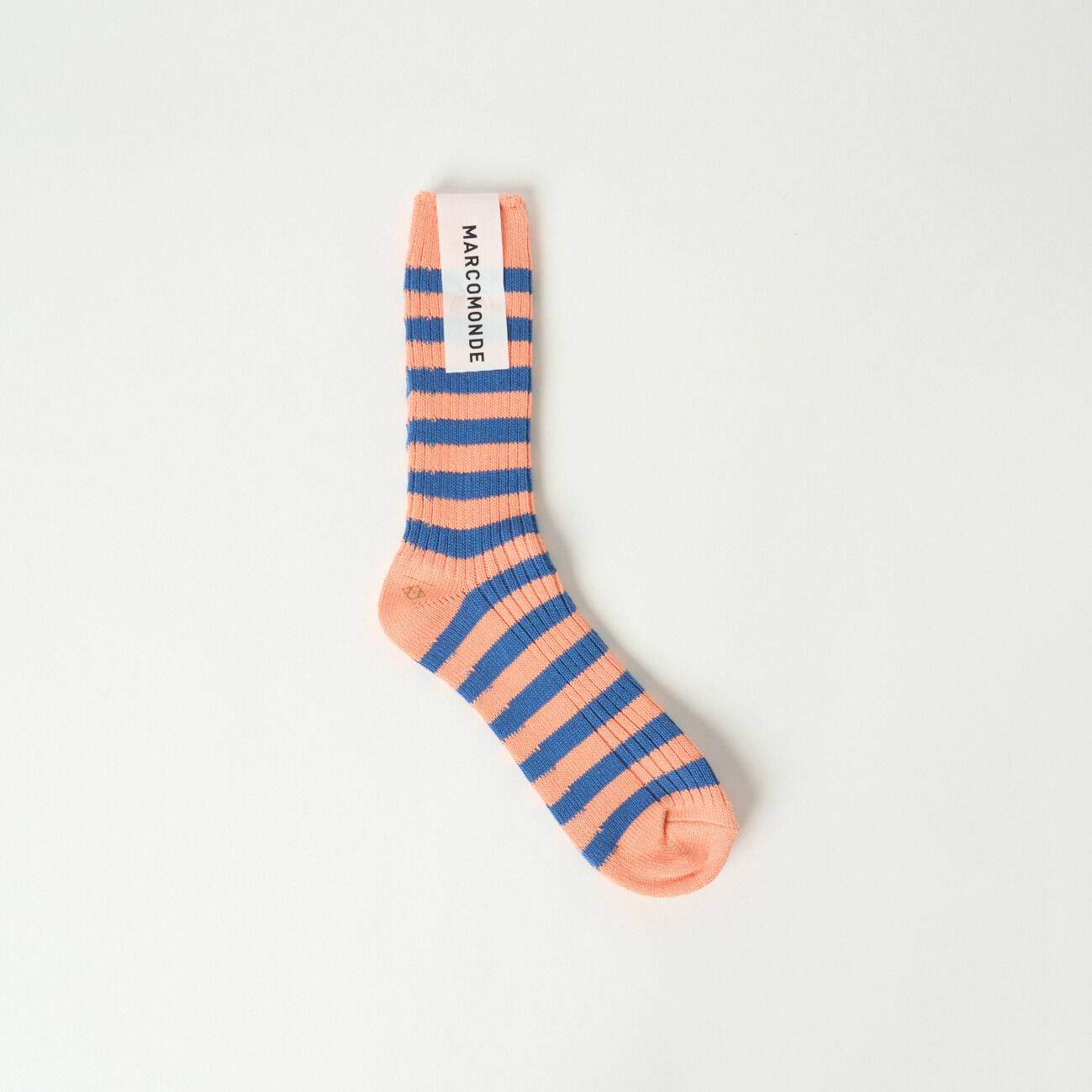  「MARCOMONDE BORDER SOCKS」|ソックス|オレンジ系