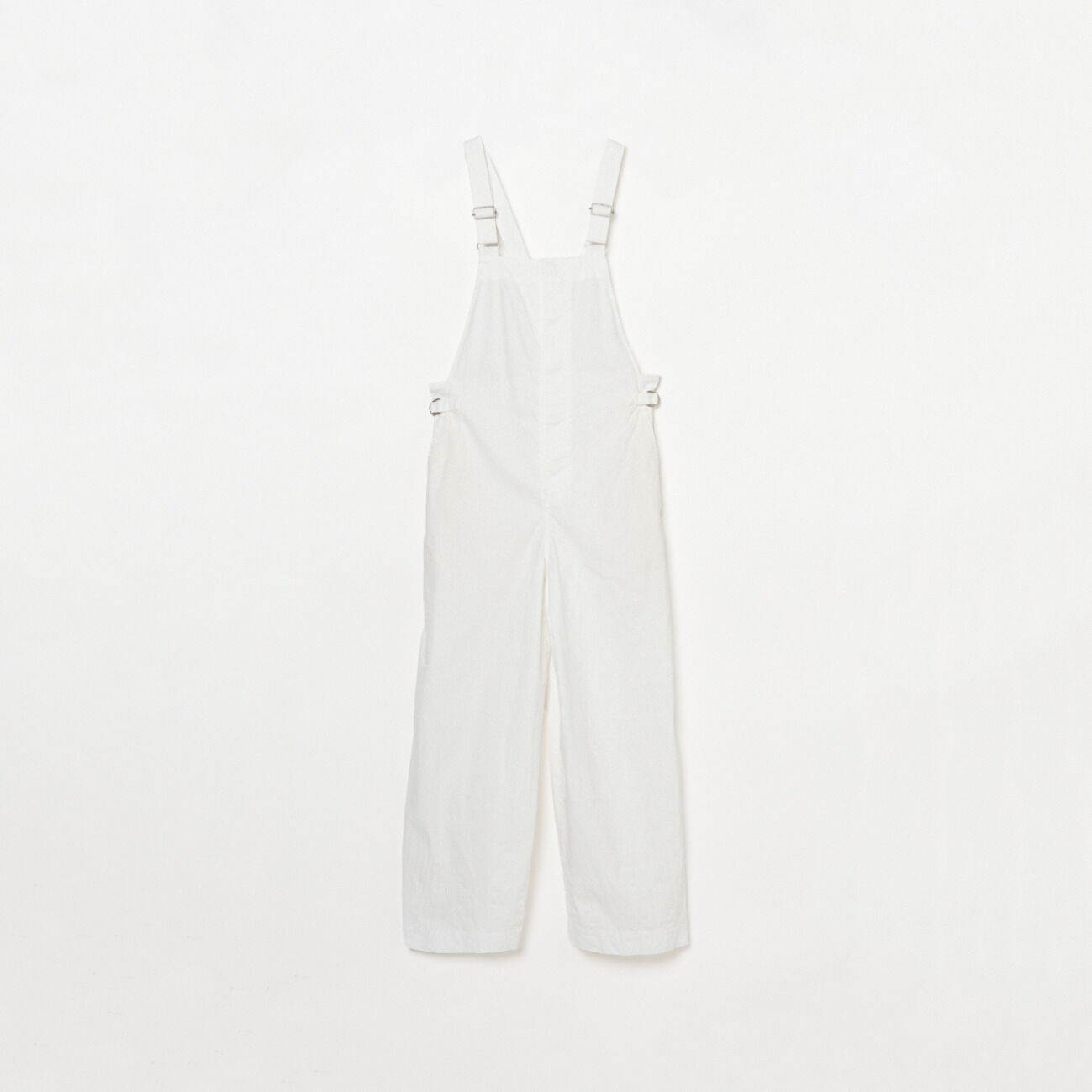 HELIOPOLE「HELIOPOLE WASHED SALOPETTES」|チノ|ホワイト