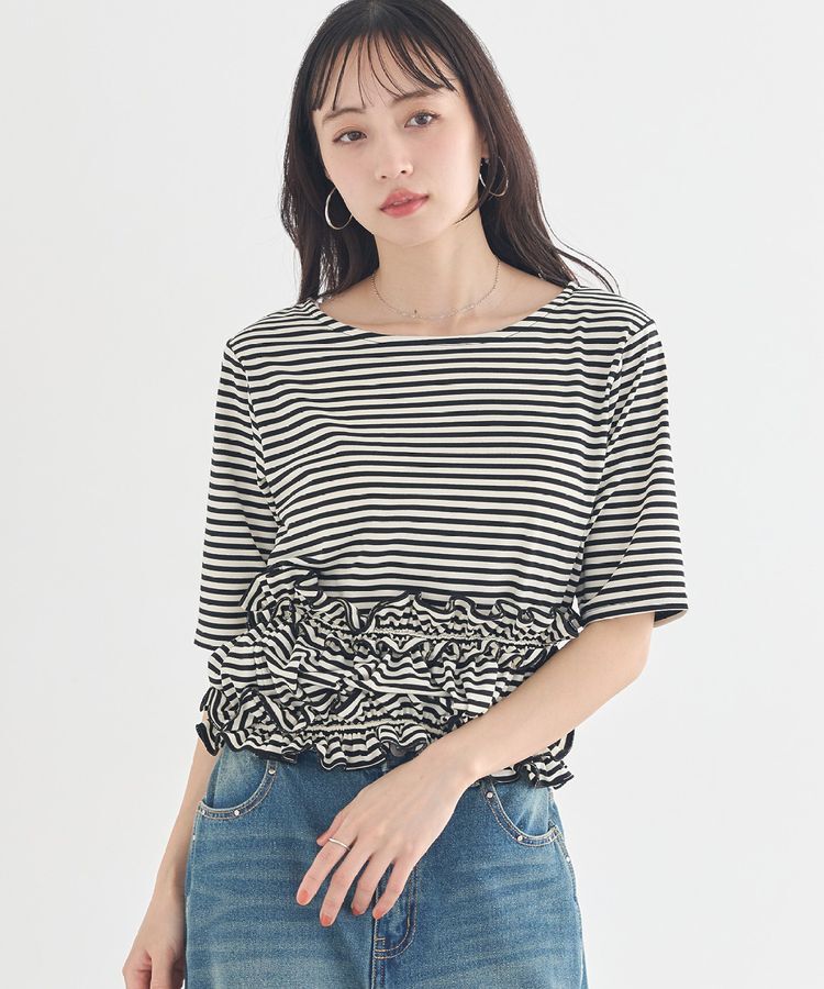 earth music&ecology「SET2点マルチウェイバンドゥ＋プルオーバー」|Tシャツ・カットソー|Black