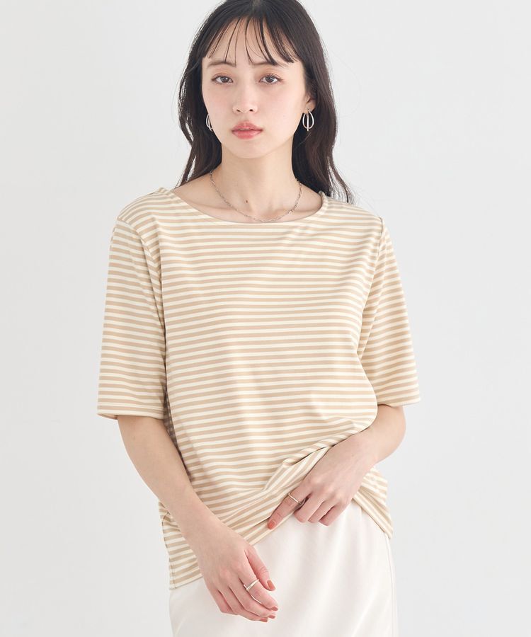 earth music&ecology「SET2点マルチウェイバンドゥ＋プルオーバー」|Tシャツ・カットソー|Beige
