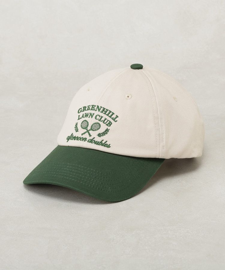 earth music&ecology「ロゴアソートバイカラーキャップ」|その他|Green