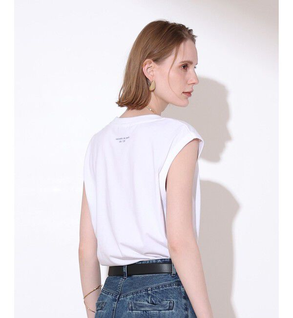 allureville「ラウンドロゴフレンチスリーブ プルオーバー」|Tシャツ・カットソー|