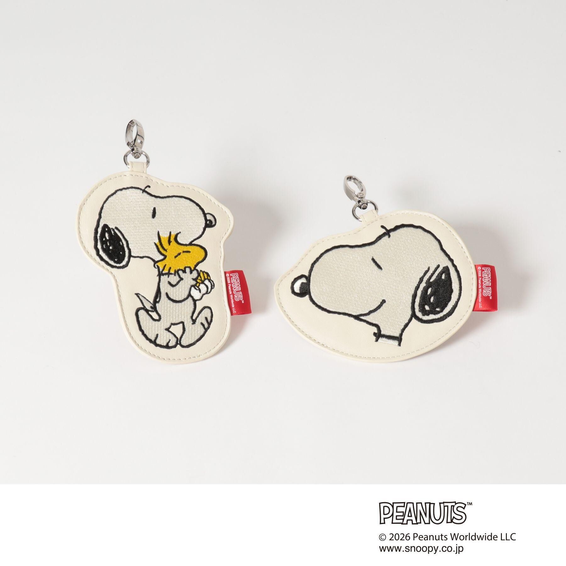 grove「【PEANUTS】カードポーチチャーム」|キーケース|