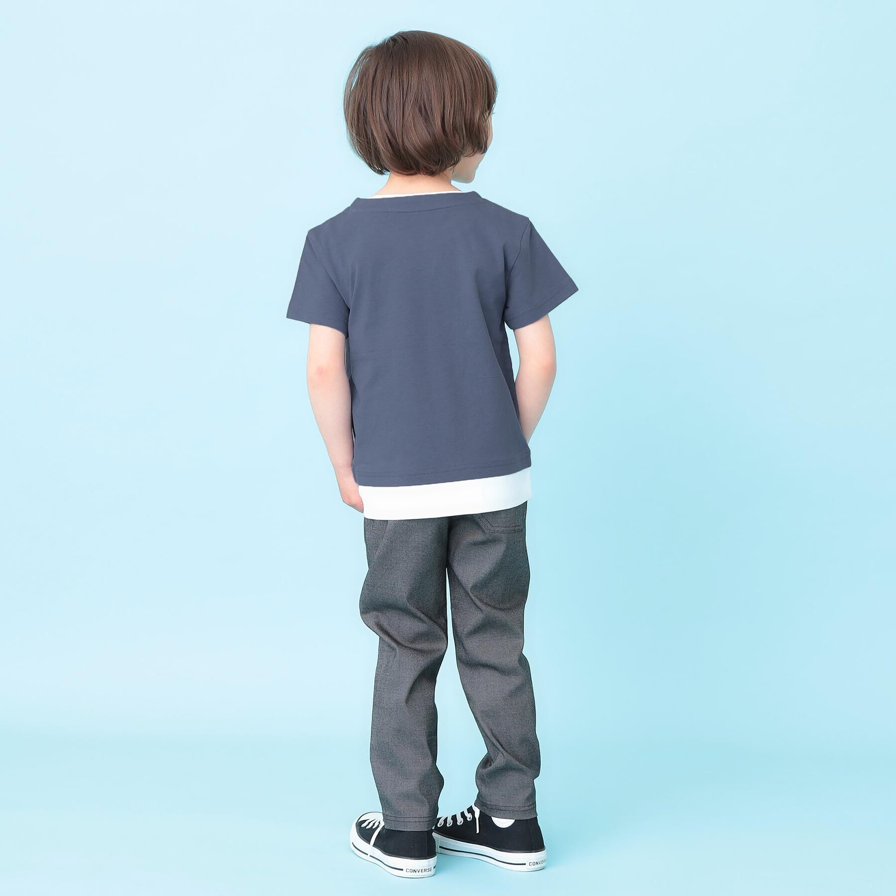 THE SHOP TK「【110－160】キーネックTシャツ」|Tシャツ・カットソー|