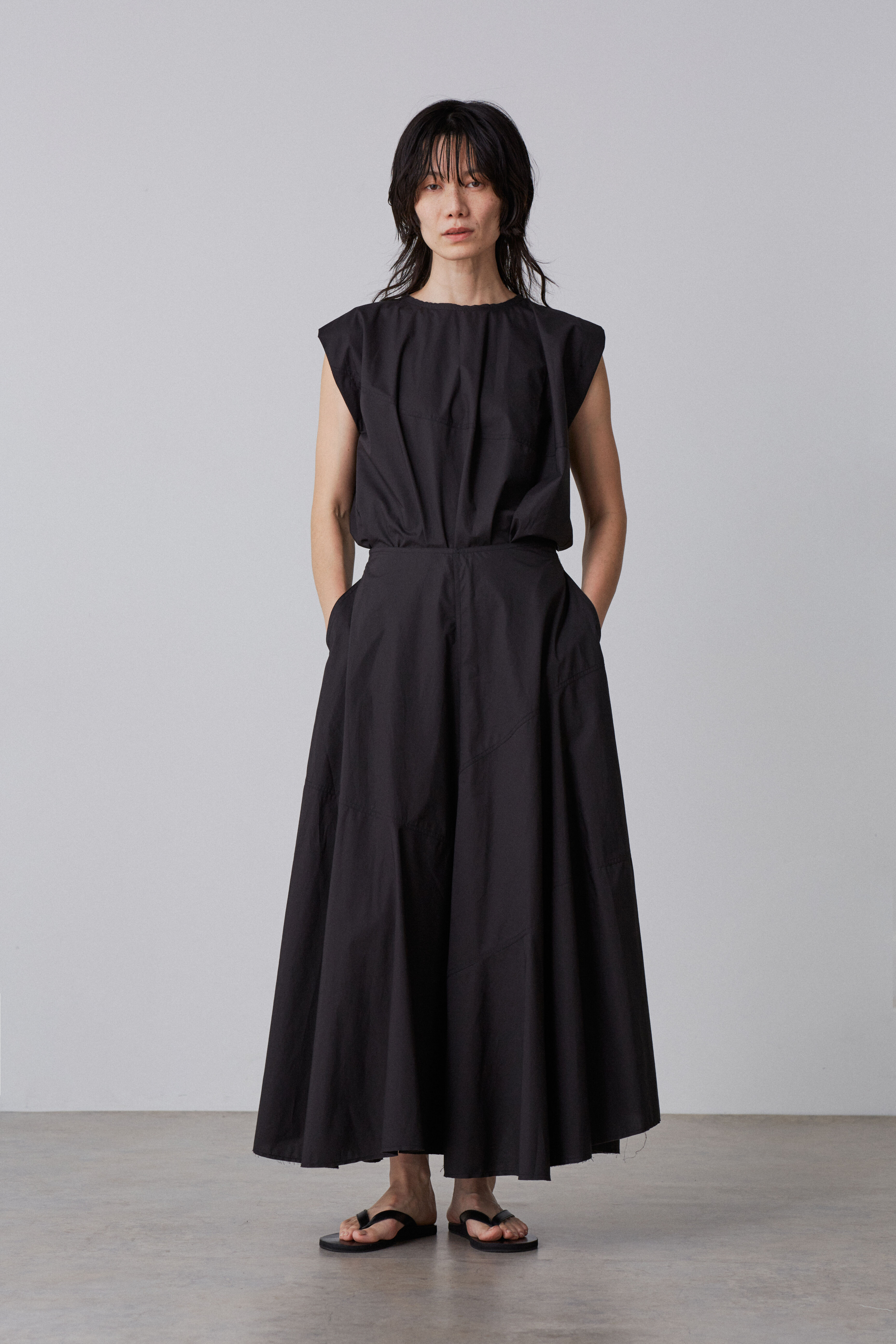 YLEVE 「YLEVE / SUVIN COTTON TYPEWRITER SKIRT」|スカート|