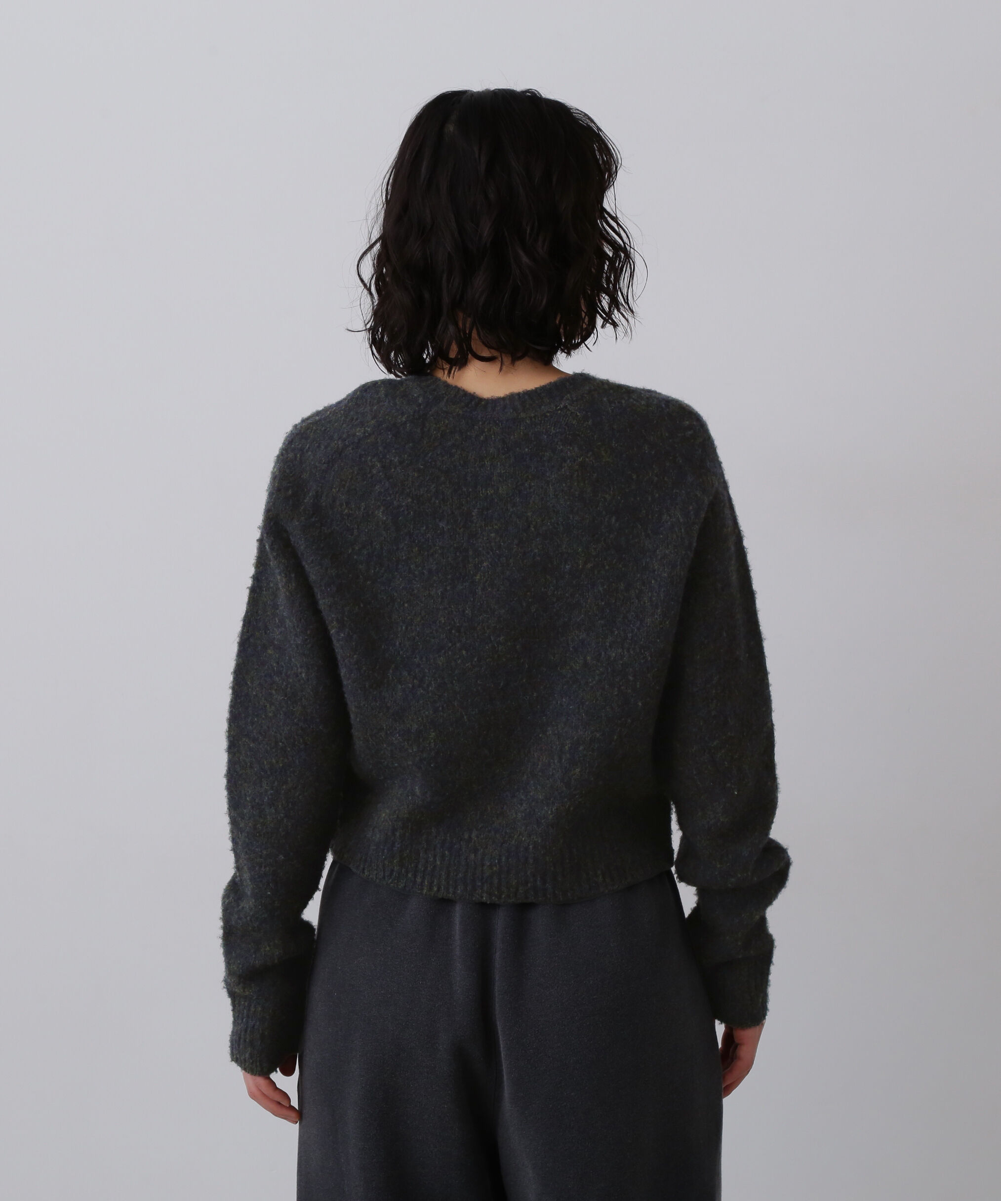 YLEVE 「YLEVE / ITARIAN MERINO WOOL MELANGE KNIT PULL OVER」|ニット・セーター|