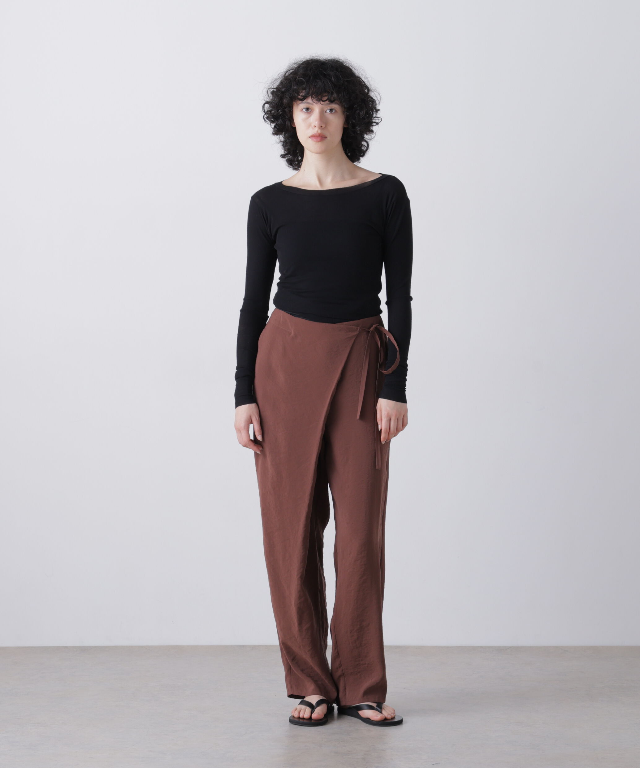 YLEVE 「YLEVE / SHEER HIGH-TWIST RIB JERSEY PULLOVER」|Tシャツ・カットソー|