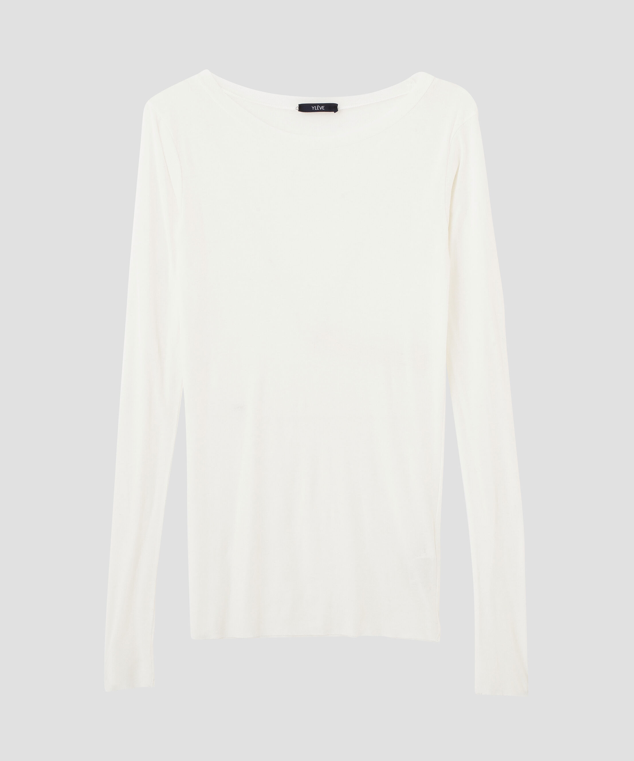 YLEVE 「YLEVE / SHEER HIGH-TWIST RIB JERSEY PULLOVER」|Tシャツ・カットソー|