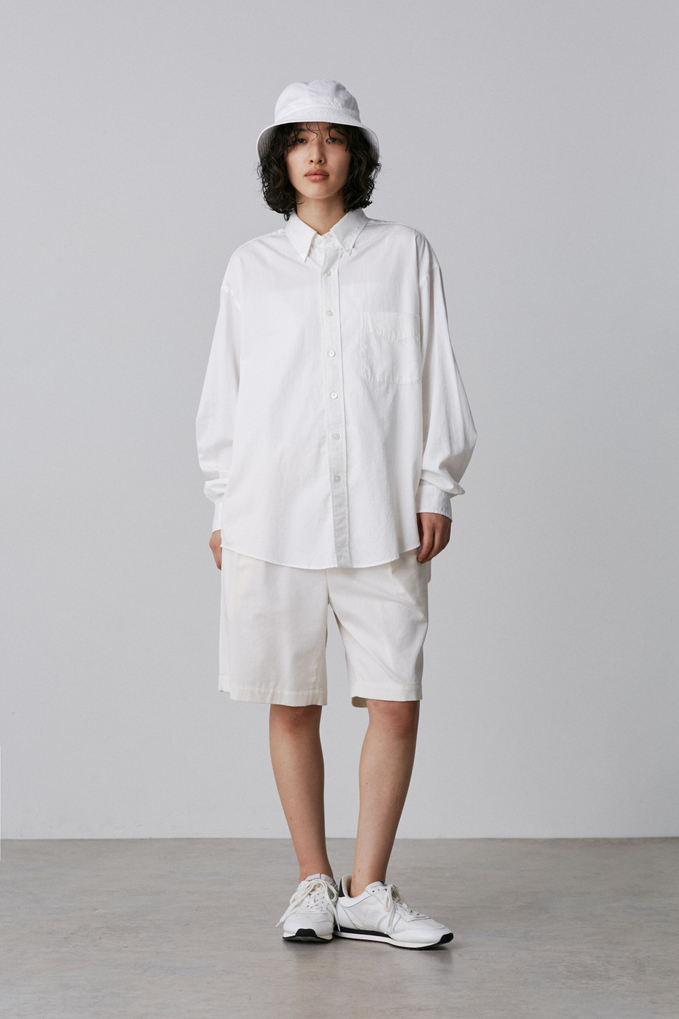 YLEVE 「Ｙ / ORGANIC COTTON WASHER SATIN SHIRT」|シャツ・ブラウス|