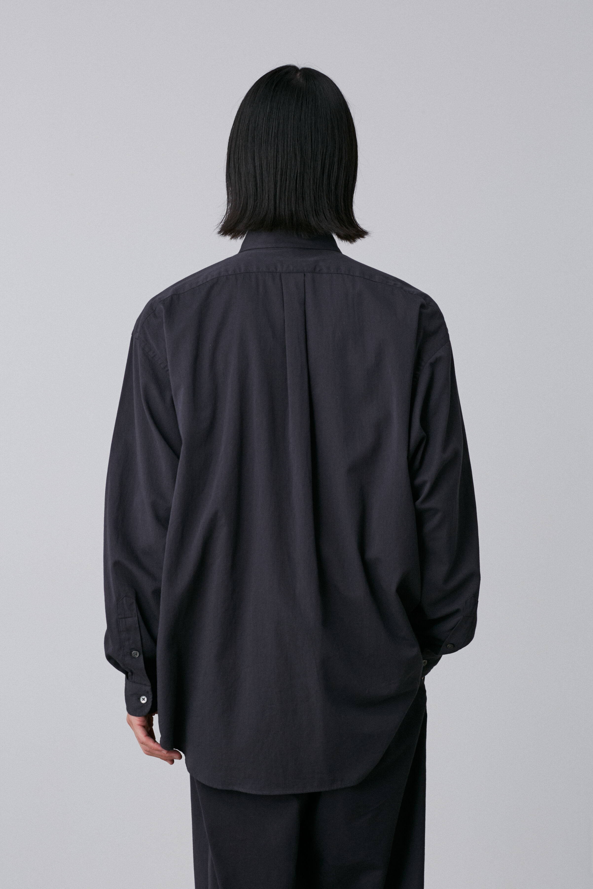YLEVE 「Ｙ / ORGANIC COTTON WASHER SATIN SHIRT」|シャツ・ブラウス|
