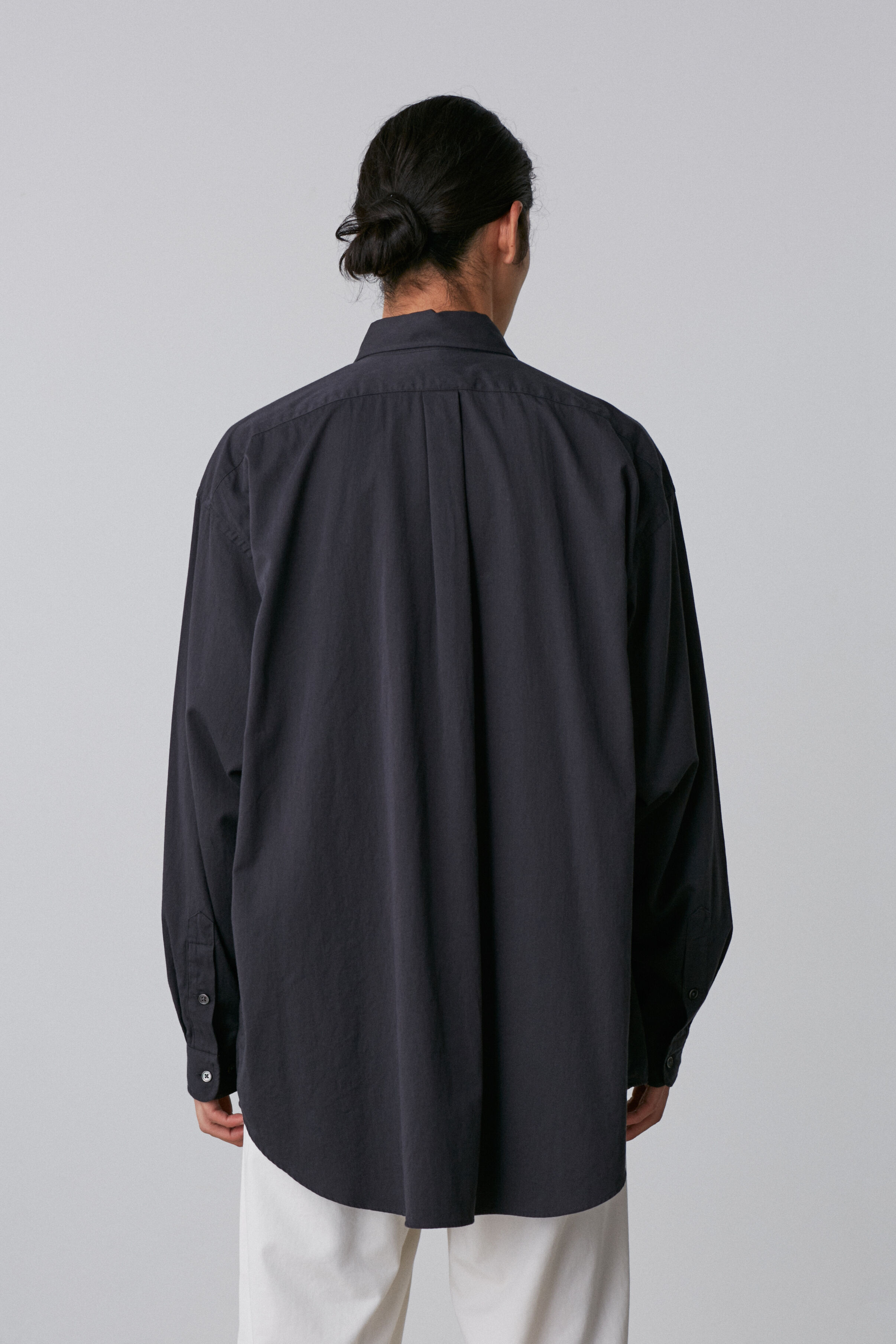 YLEVE 「Ｙ / ORGANIC COTTON WASHER SATIN SHIRT」|シャツ・ブラウス|