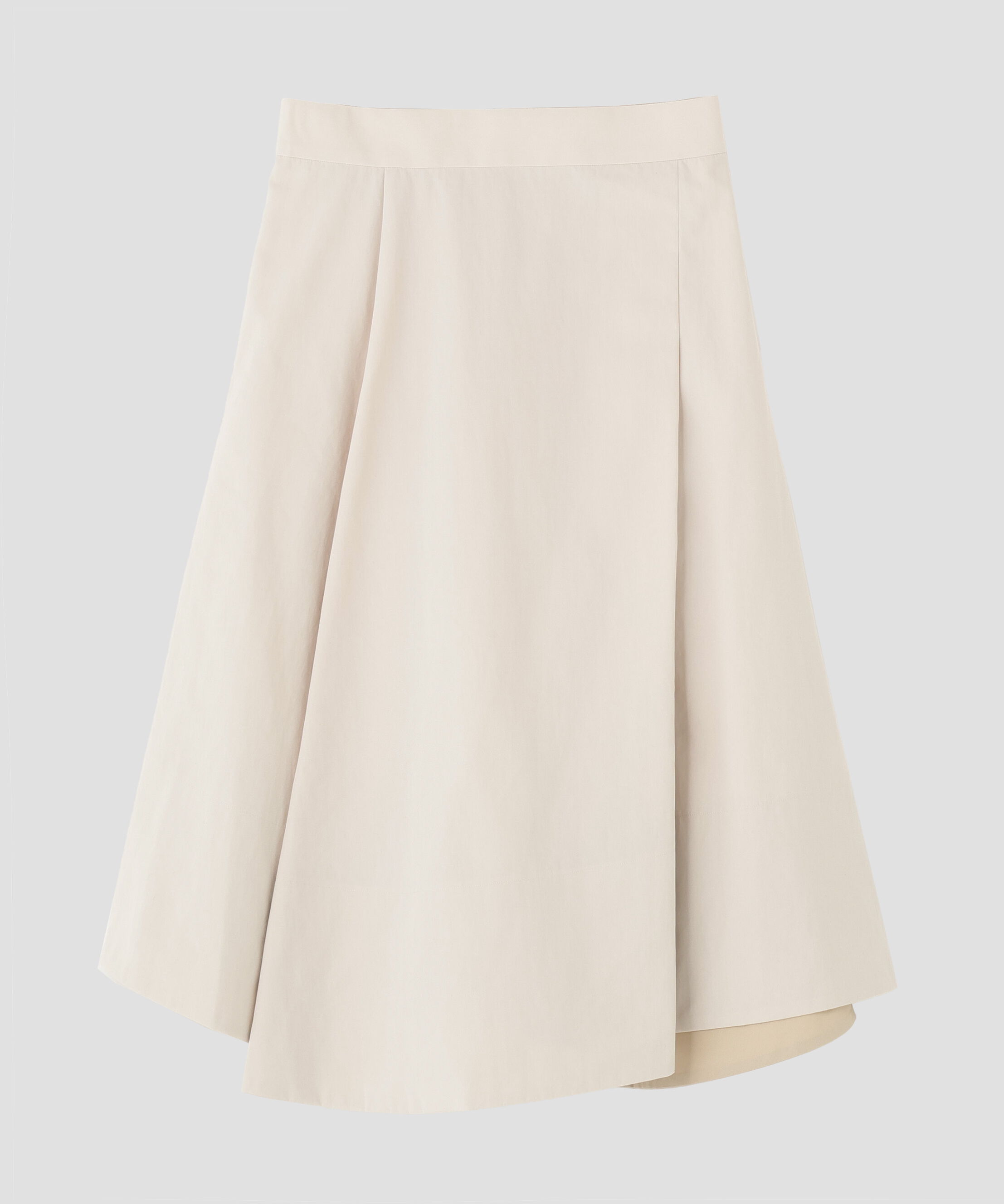 YLEVE 「YLEVE / RECYCLE POLYESTER SKIRT」|スカート|ベージュ