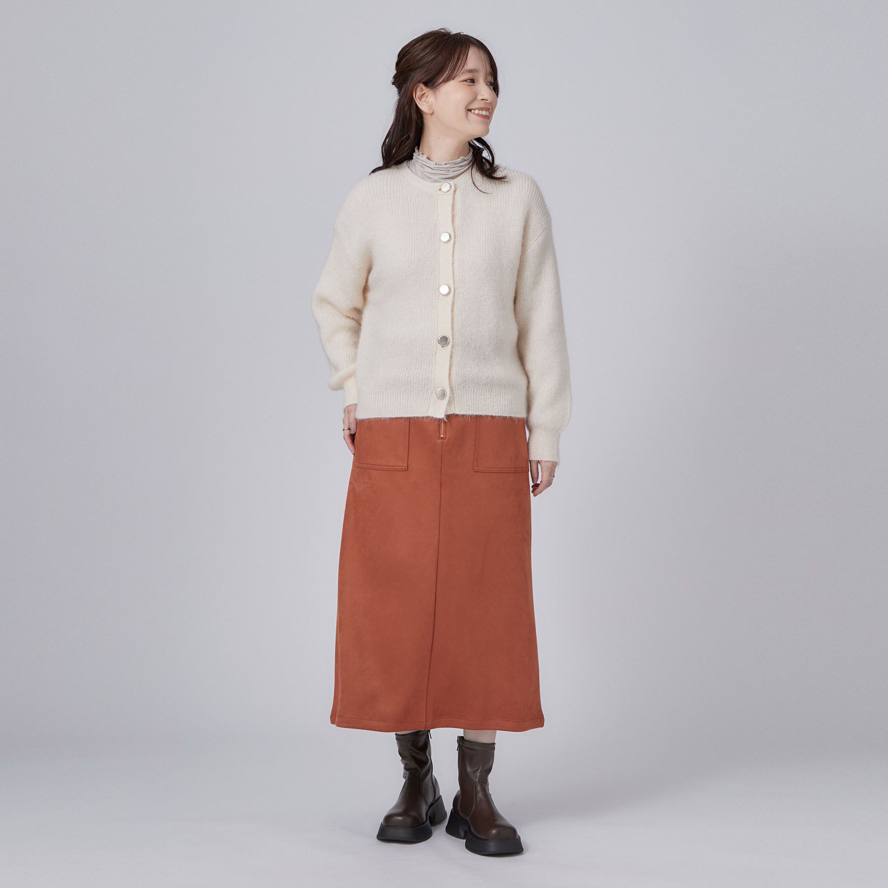 SHOO･LA･RUE「厚底ストレッチブーツ」|ショートブーツ|