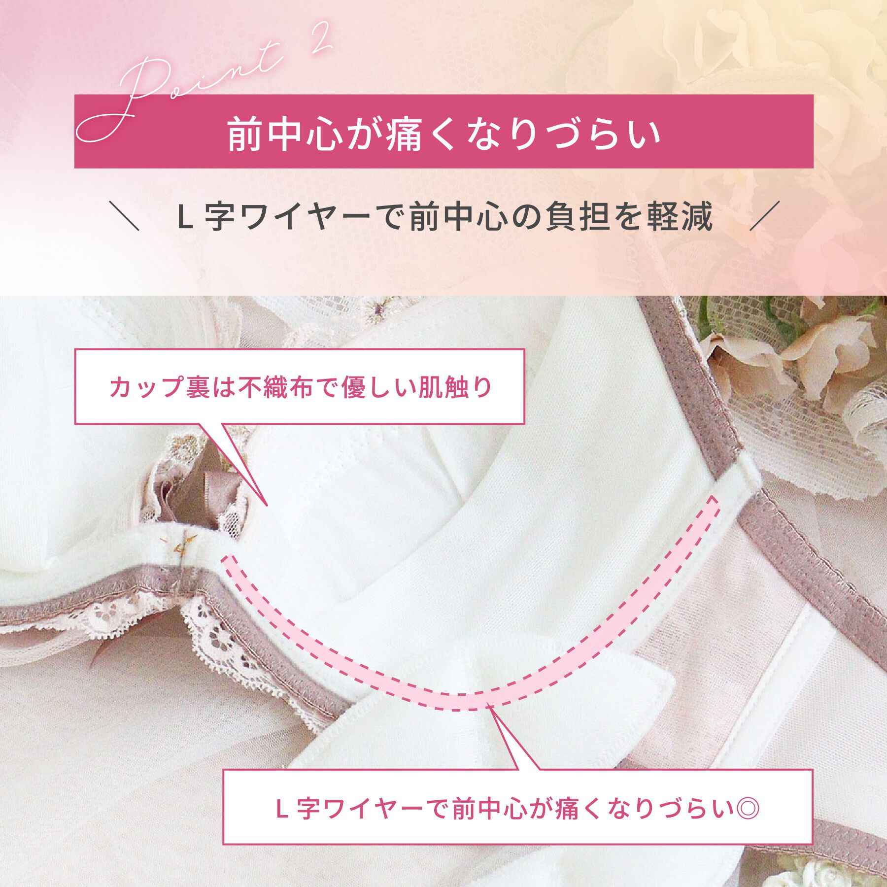 Risa Magli「ストロ ブラジャー （B－C） ＜リサマリミラクル谷間ブラ＞」|インナー|