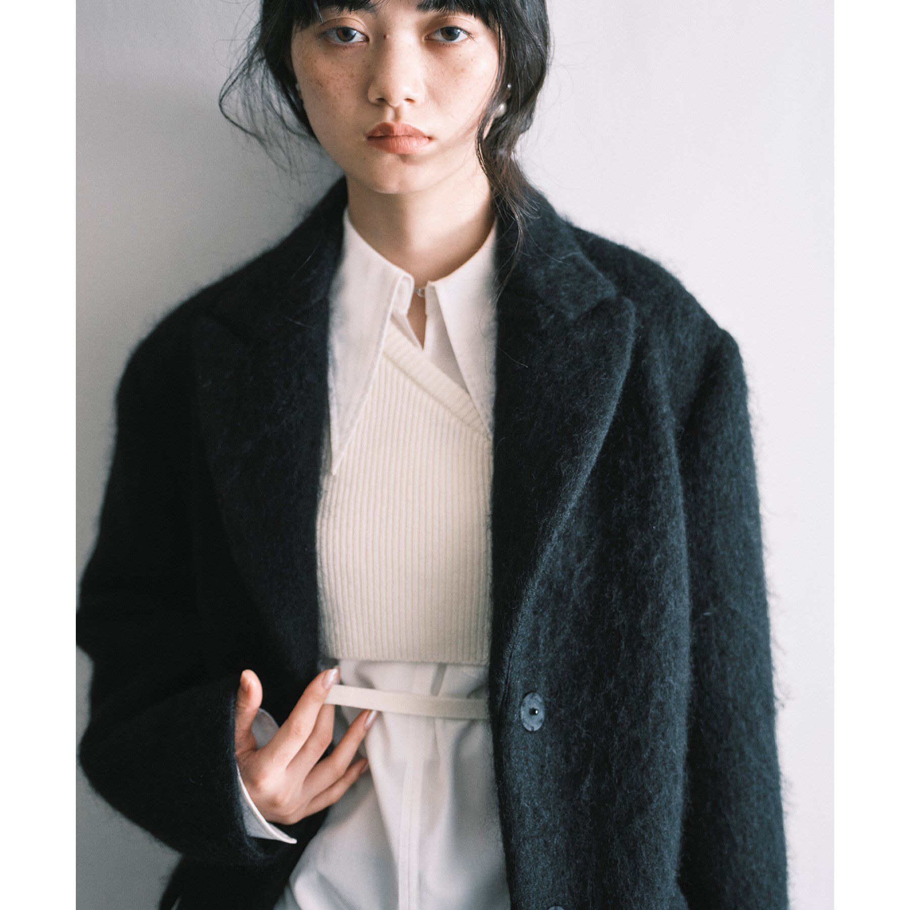 CODE A「asymmetry knit vest」|ニット・セーター|