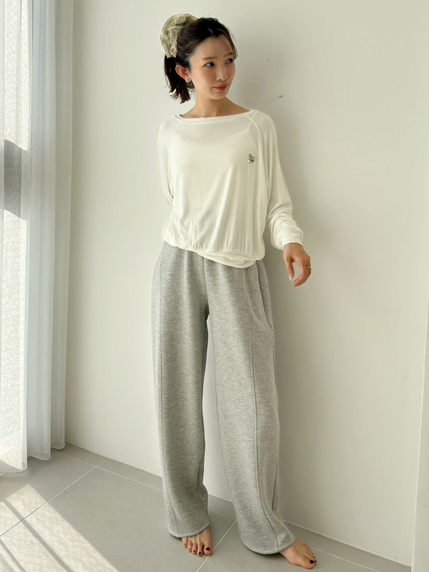 SNIDEL HOME「ボンディングスウェットパンツ」|ルームウェア|