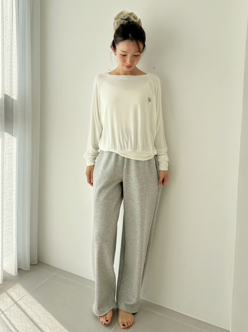 SNIDEL HOME「ボンディングスウェットパンツ」|ルームウェア|