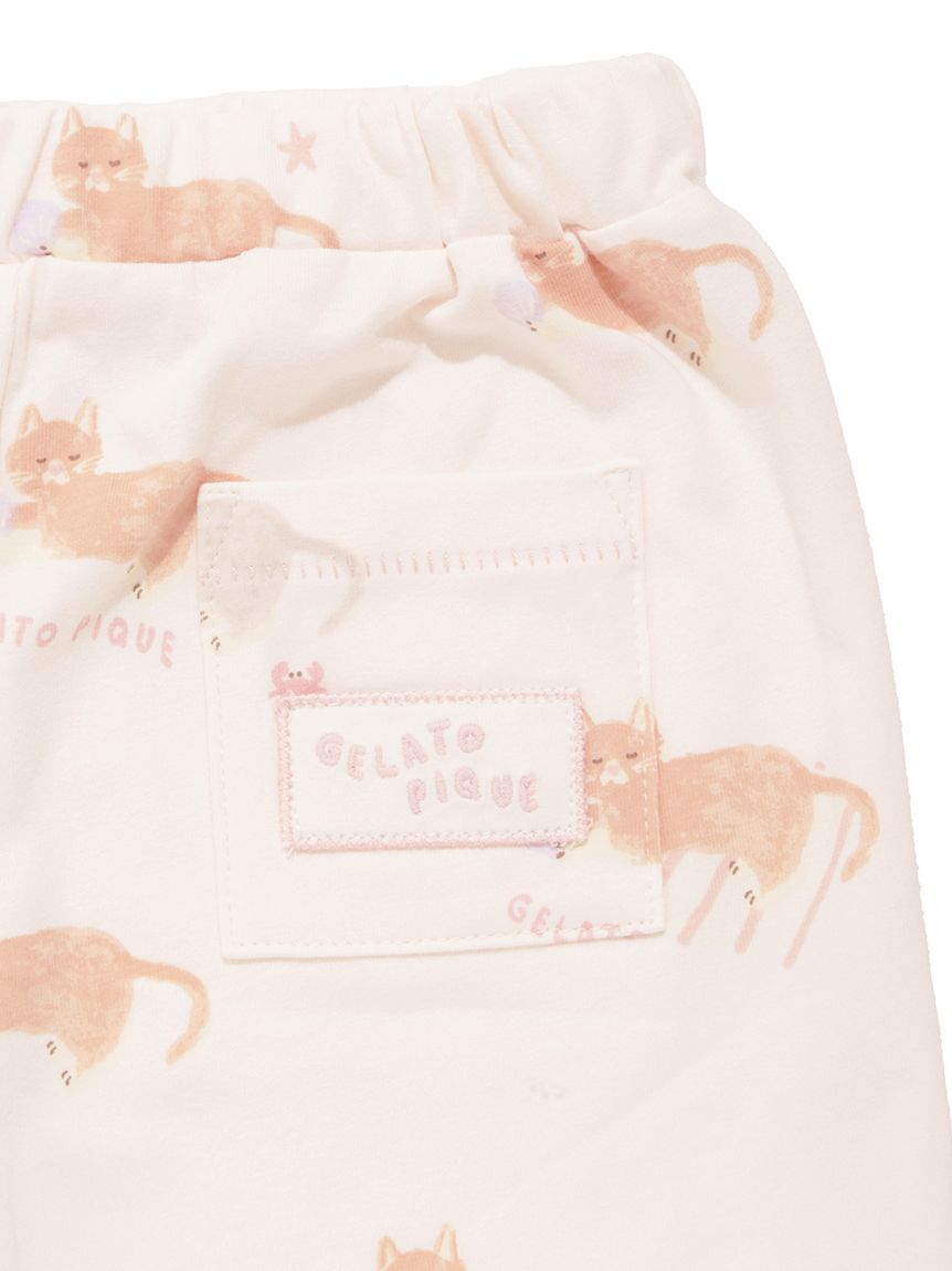 GELATO PIQUE KIDS & BABY「【BABY】シーサイドキャット柄ショートパンツ」|その他ベビーウェア|
