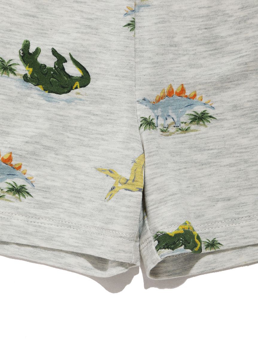 GELATO PIQUE KIDS & BABY「【BABY】【接触冷感】スリーピングダイナソー柄ショートパンツ」|その他ベビーウェア|
