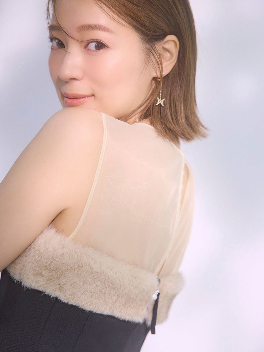 CELFORD「【HANAE MORI&times;CELFORDコラボ】ファードッキングフィット＆フレアドレス」|ドレス|