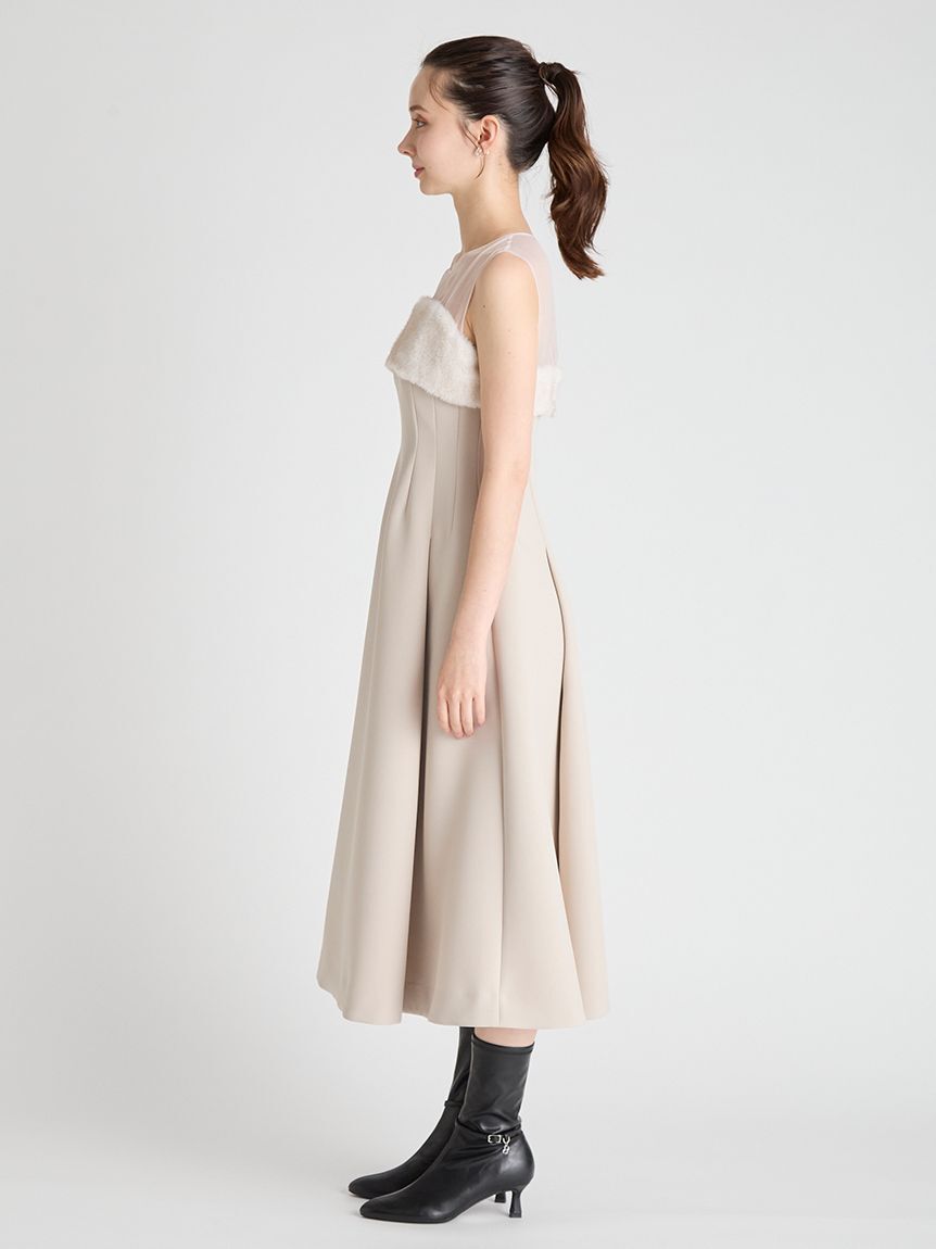 CELFORD「【HANAE MORI&times;CELFORDコラボ】ファードッキングフィット＆フレアドレス」|ドレス|
