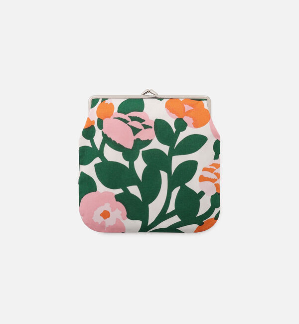 Marimekko「Pieni Green Green Iso Kukkaro がま口ポーチ」|ポーチ|