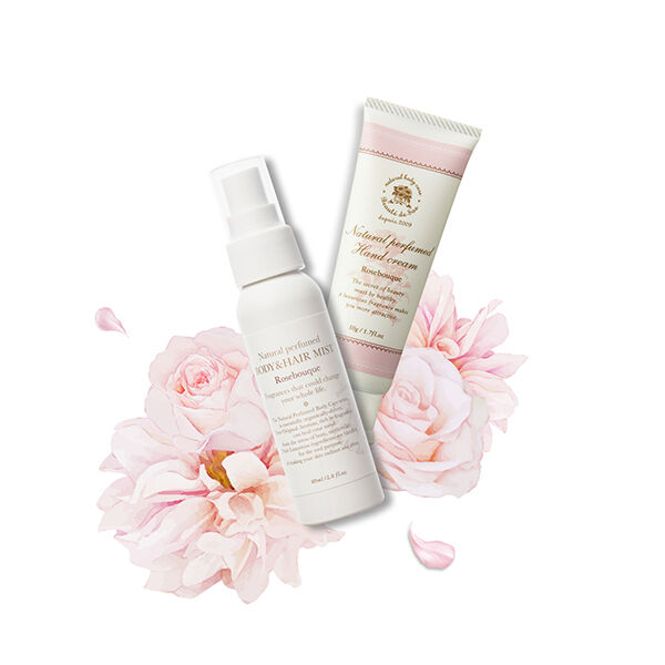 ボーテデュサエ「ボーテデュサエ BASIC SET 本体/ローズブーケ (50g、80ｍL)」|ハンドケア|