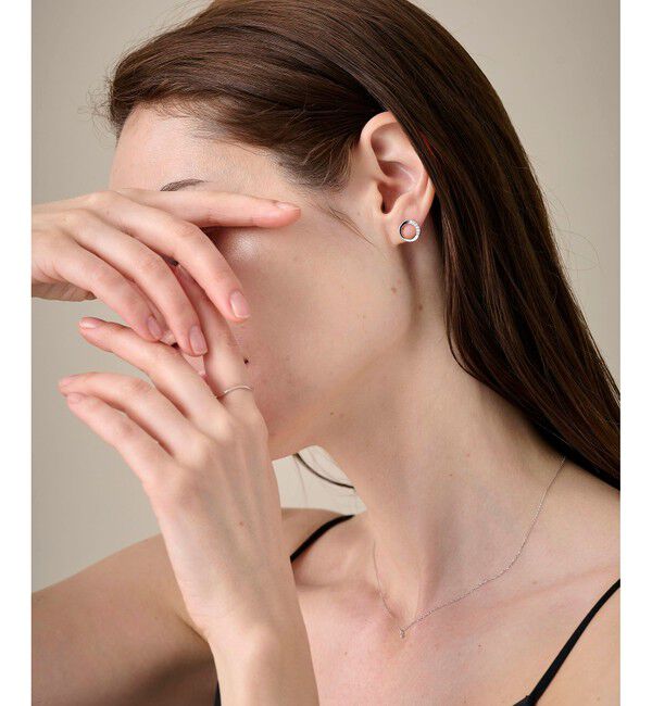 ete「ビジュー サークル ピアス」|ピアス|