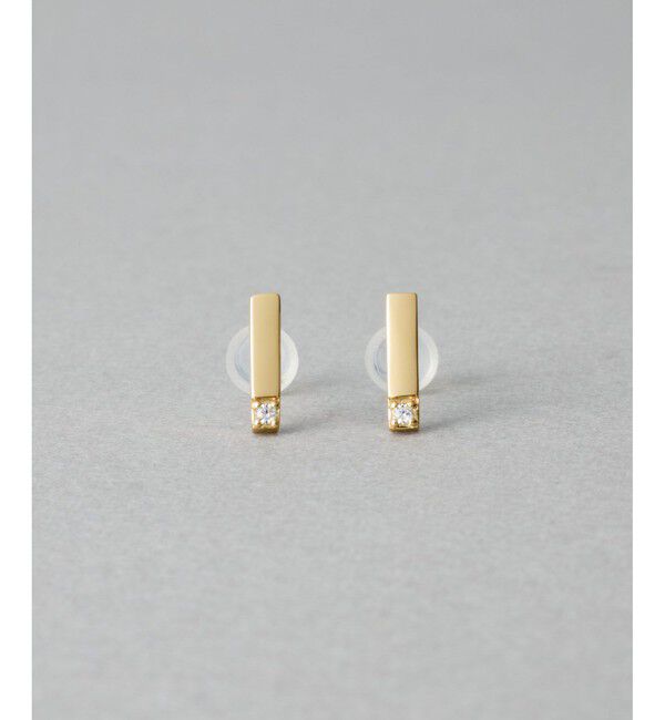 ete「ビジュー ピアス」|ピアス|イエローゴールド