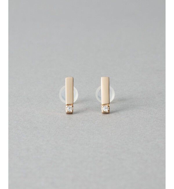 ete「ビジュー ピアス」|ピアス|ピンクゴールド