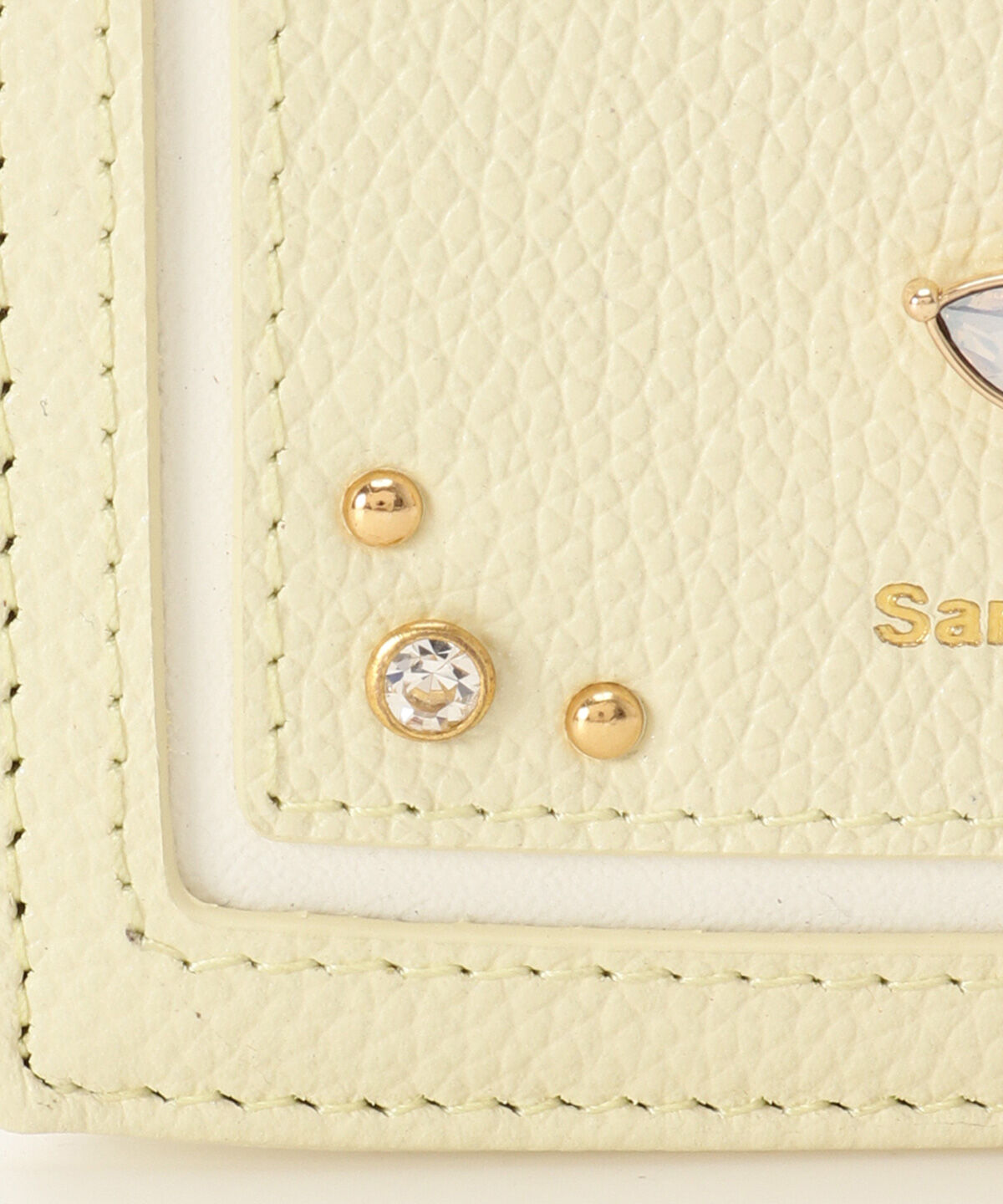 Samantha Thavasa Petit Choice「バタフライビジュー パスケース」|定期入れ|
