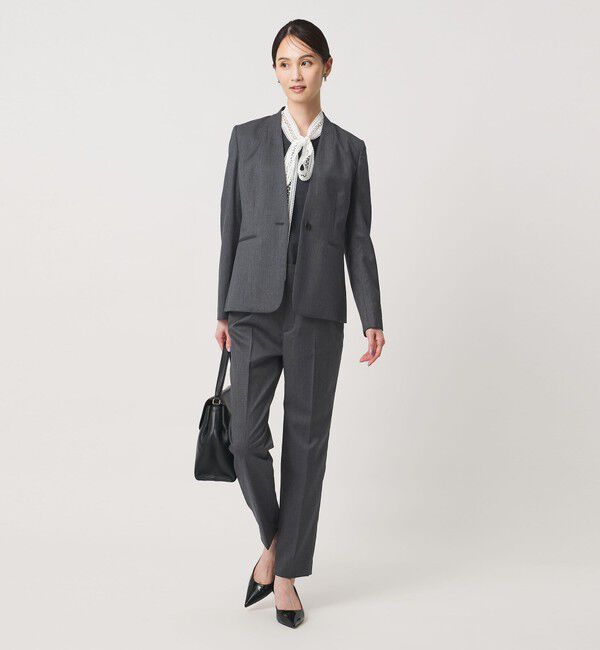 UNITED ARROWS「Vitale Barberis Canonico ノーラペル ジャケット」|ノーカラージャケット|