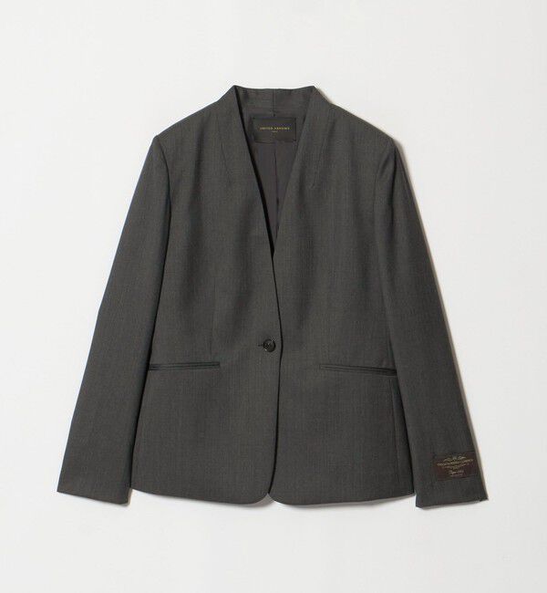 UNITED ARROWS「Vitale Barberis Canonico ノーラペル ジャケット」|ノーカラージャケット|