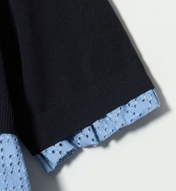 UNITED ARROWS「カットワーク バルーン シルエット ニット ‐ウォッシャブル‐」|ニット・セーター|