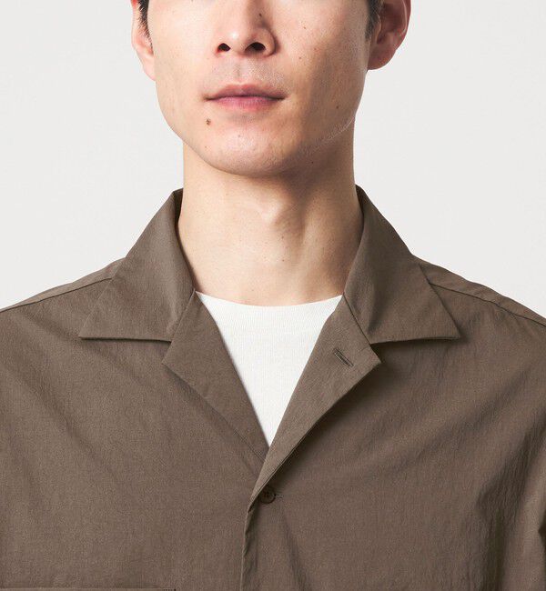 UNITED ARROWS green label relaxing「WONDER CLOTH オープンカラー 3ポケット 半袖シャツ -ストレッチ・接触冷感・吸水速乾-」|シャツ・ブラウス|