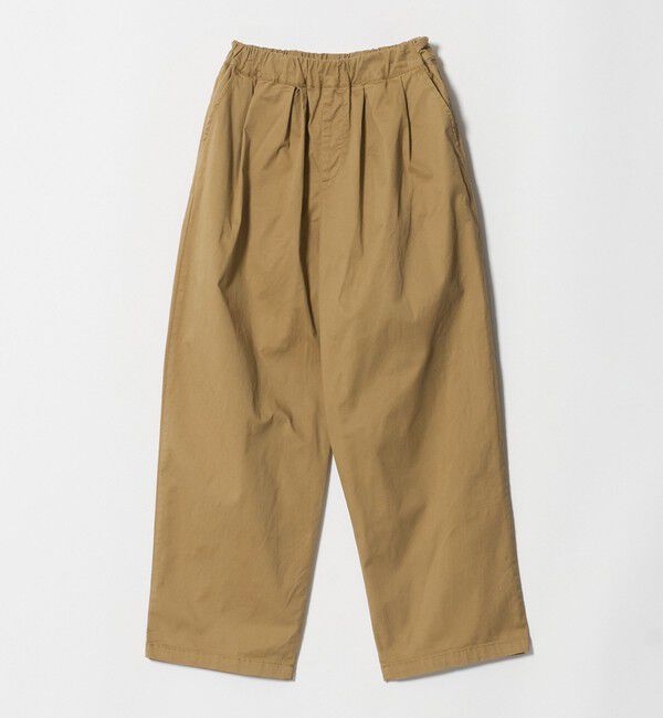 UNITED ARROWS green label relaxing「ライト ツイル ツータック パンツ / キッズ 140cm-160cm」|チノ|BEIGE