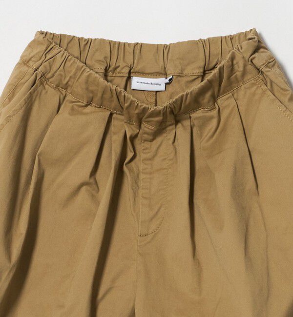 UNITED ARROWS green label relaxing「ライト ツイル ツータック パンツ / キッズ 140cm-160cm」|チノ|