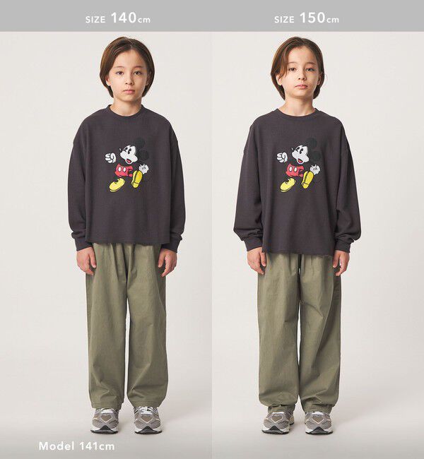 UNITED ARROWS green label relaxing「ライト ツイル ツータック パンツ / キッズ 140cm-160cm」|チノ|