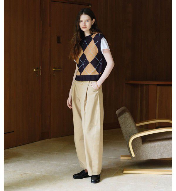 UNITED ARROWS green label relaxing「【別注】＜PROTAGONISTA＞アーガイル ベスト」|ベスト・ジレ|