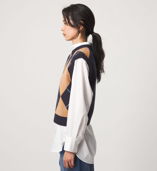 UNITED ARROWS green label relaxing「【別注】＜PROTAGONISTA＞アーガイル ベスト」|ベスト・ジレ|